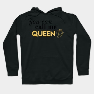 You Can Call Me Queen B Blair Waldorf Vibes Royals Gold Foil Hoodie